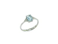 Anello Soranzo Gioielli Donna Pietre Preziose in Oro bianco Acquamarina 1.00 Ct LT10388075 - LT10388075